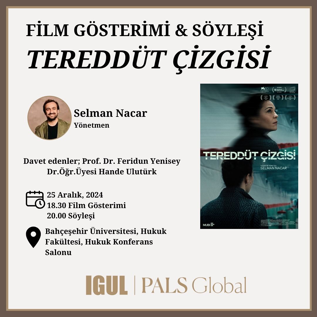 FİLM GÖSTERİMİ & ŞÖYLESİ TEREDDÜT ÇİZGİSİ